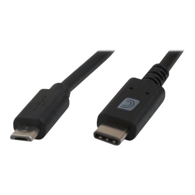 Comprehensive USB2 CB 6ST USB cable USB Type C M to Micro USB Type B M USB 2.0 6 ft molded black