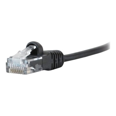 Comprehensive MCAT6 7PROBLK MicroFlex Pro AV IT Patch cable RJ 45 M to RJ 45 M 7 ft CAT 6 booted snagless stranded black