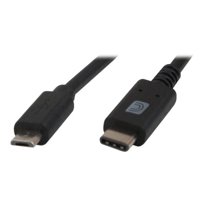 Comprehensive USB2 CB 3ST USB cable USB Type C M to Micro USB Type B M USB 2.0 3 ft molded black
