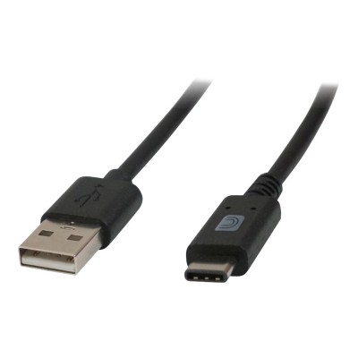 Comprehensive USB2 CA 10ST USB cable USB M to USB Type C M USB 2.0 10 ft molded black