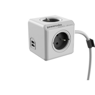 Allocacoc 1402GY ALLO 1402GY POWERCUBE EXTENDED USB GRAY Allocacoc 1402GY ALLO 1402GY POWERCUBE EXTENDED USB GRAY