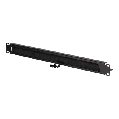 Cables To Go 14599 1U Cable Pass Through Panel with Brush Strip Cable management panel black 1U 19