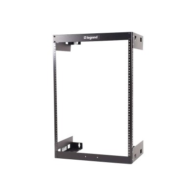 Cables To Go 14610 15U Wall Mount Open Frame Rack 12in Deep Rack wall mountable black 15U 19