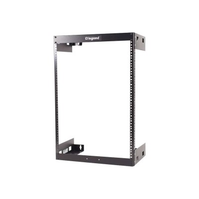 Cables To Go 14611 30U Wall Mount Open Frame Rack 12in Deep Rack wall mountable black 30U 19