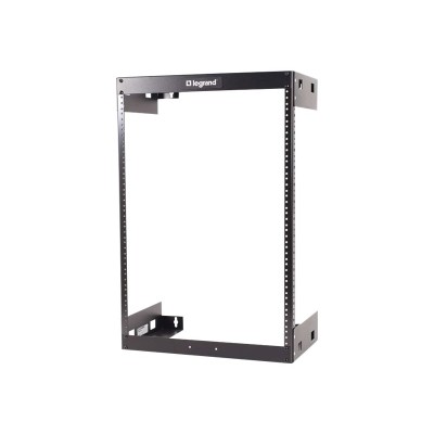 Cables To Go 14613 15U Wall Mount Open Frame Rack 18in Deep Rack wall mountable black 15U 19