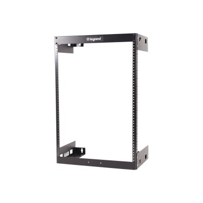 Cables To Go 14614 30U Wall Mount Open Frame Rack 18in Deep Rack wall mountable black 30U 19