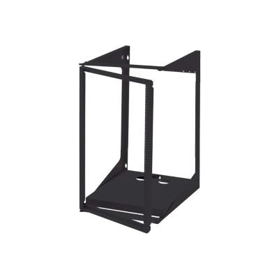 Cables To Go 14616 19U Swing Out Wall Mount Open Frame Rack 18in Deep Rack wall mountable black 19U 19