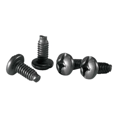 Cables To Go 14629 50 Pack 12 24 x 0.625in Panel Mounting Screws Screw kit black pack of 50