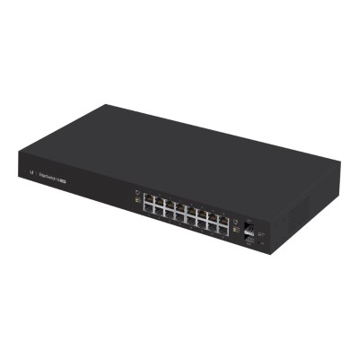 Ubiquiti Networks ES 16 150W EdgeSwitch 16 Switch L3 managed 16 x 10 100 1000 PoE 2 x Gigabit SFP rack mountable PoE