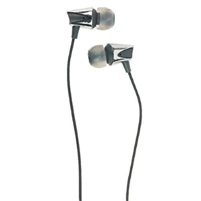 Jensen Electronics HPA85BK 808 EQ Noise Isolating Earbuds with Line in Mic Black