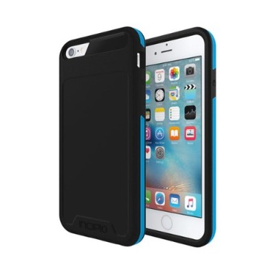 Incipio IPH 1356 BKCN [Performance] Series Level 3 Superior Drop Protection for iPhone 6 iPhone 6s Black Cyan