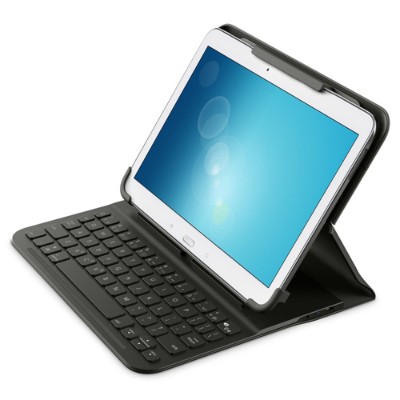 Belkin F5L179TTBLK QODE SlimStyle Universal Keyboard Case - Adjusts to snugly hold virtually all tablets up to 10 including the iPad Air 2 - Water Repellent Mat Belkin F5L179TTBLK QODE SlimStyle Universal Keyboard Case - Adjusts to snugly hold virtually all tablets up to 10 including the iPad Air 2 - Water Repellent Mat