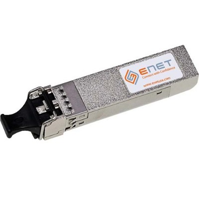 ENET Solutions SFP 10G SRL ENC Arista SFP 10G SRL Compatible 10GBASE SR SFP 850nm 300m DOM Duplex LC MMF 100% Tested Lifetime Warranty and Compatibility Guaran