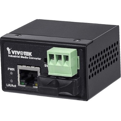 Vivotek AW-IHS-0200 Industrial 1xFE + 1xFE SC Multi-Mode 2KM Media Converter