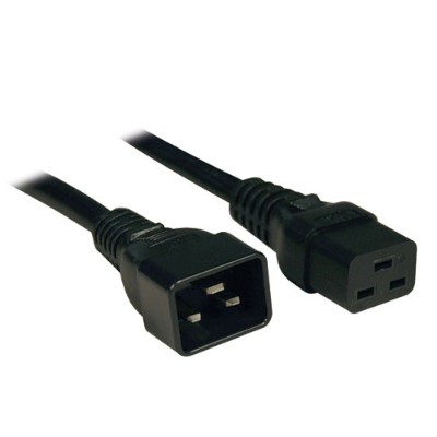 TrippLite P036 003 15A Heavy Duty Power Extension Cord 15A 14 AWG IEC 320 C19 to IEC 320 C20 3 ft. 1 m
