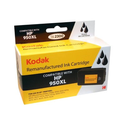 eReplacements CN045AN KD Kodak CN045AN KD High Yield black remanufactured ink cartridge equivalent to HP 950XL for HP Officejet Pro 251dw 276dw 8