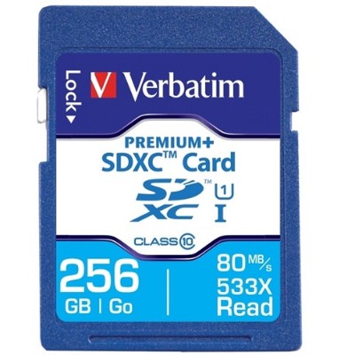 Verbatim 98730 PremiumPlus Flash memory card 256 GB UHS Class 1 Class10 533x SDXC UHS I