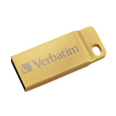 Verbatim 99105 32GB Metal Executive USB 3.0 Flash Drive – Gold Verbatim 99105 32GB Metal Executive USB 3.0 Flash Drive – Gold