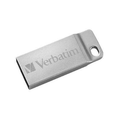 Verbatim 98750 64GB Metal Executive USB Flash Drive – Silver Verbatim 98750 64GB Metal Executive USB Flash Drive – Silver