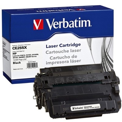 Verbatim 99227 Black remanufactured toner cartridge equivalent to HP CE255X for HP LaserJet Enterprise MFP M525 LaserJet Enterprise Flow MFP M525