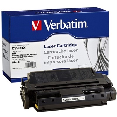 Verbatim 99233 Black remanufactured toner cartridge equivalent to HP C3909X for HP LaserJet 5si 5si mopier 5si mx 5si nx 8000 8000dn 8000mfp 800