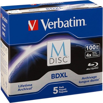 Verbatim 98913 M Disc 5 x BD R XL 100 GB 4x jewel case