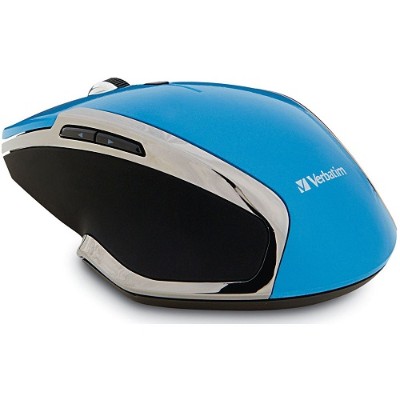 Verbatim 99016 Deluxe Mouse 6 buttons wireless 2.4 GHz USB wireless receiver blue