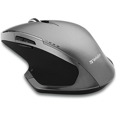 Verbatim 98622 Deluxe Mouse 8 buttons wireless 2.4 GHz USB wireless receiver graphite