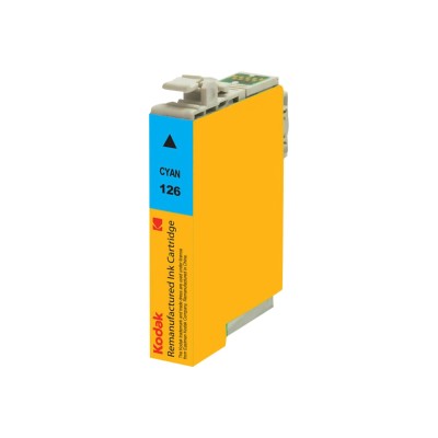 eReplacements T126220 KD Kodak High Yield cyan remanufactured ink cartridge equivalent to Epson 126 for Epson Stylus NX330 NX430 WorkForce 435 5
