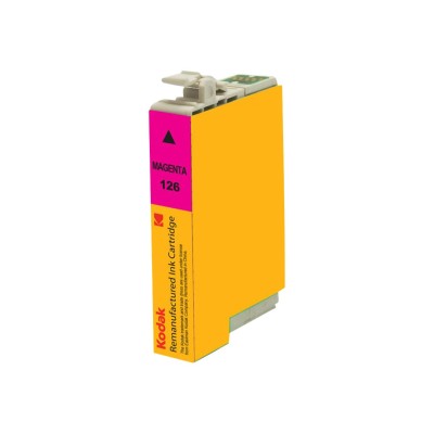 eReplacements T126320 KD Kodak High Yield magenta remanufactured ink cartridge equivalent to Epson 126 for Epson Stylus NX330 NX430 WorkForce 435
