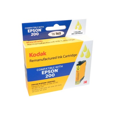 eReplacements T200420 KD Kodak High Yield yellow remanufactured ink cartridge equivalent to Epson 200 for Epson Expression Home XP 300 310 314 4