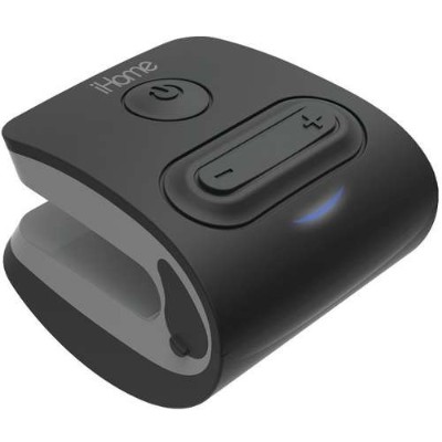 iHome IWBT1BC Fit - Rain Proof Mini Speaker with Bluetooth and Speakerphone - Clips to many things - Black iHome IWBT1BC Fit - Rain Proof Mini Speaker with Bluetooth and Speakerphone - Clips to many things - Black