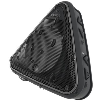 iHome IBT3BC Splashproof Wireless Speaker with Speakerphone - Black iHome IBT3BC Splashproof Wireless Speaker with Speakerphone - Black
