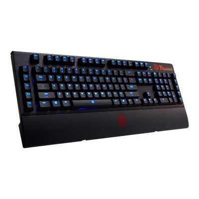 ThermalTake KB-BAZ-KLBLUS-01 Tt eSPORTS Poseidon Z Forged - Blue Switch Edition - keyboard - with sound card - USB - US - black ThermalTake KB-BAZ-KLBLUS-01 Tt eSPORTS Poseidon Z Forged - Blue Switch Edition - keyboard - with sound card - USB - US - black