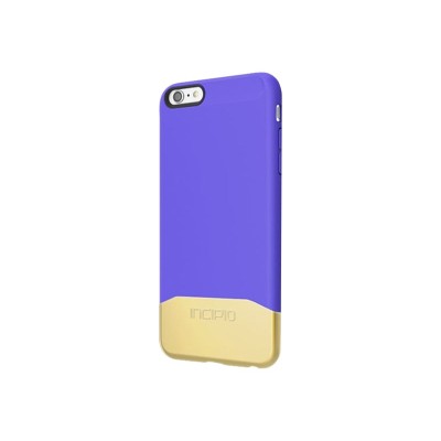 Incipio IPH 1380 PUGD Edge Chrome Hard Shell Slider Case with Chrome Finish for iPhone 6 Plus iPhone 6s Plus Purple Gold