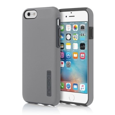 Incipio IPH 1179 GYCH DualPro Hard Shell Case With Impact Absorbing Core for iPhone 6 iPhone 6s Gray Dark Gray