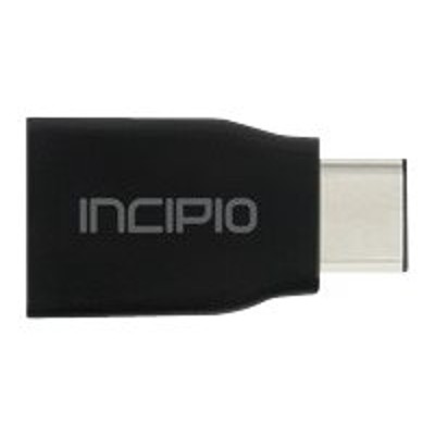 Incipio PW-249-BLK USB adapter - USB Type C (M) to USB (F) - USB 3.0 - black Incipio PW-249-BLK USB adapter - USB Type C (M) to USB (F) - USB 3.0 - black