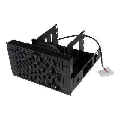 StarTech.com BRACKET425F 4x 2.5in SSD HDD Mounting Bracket w Fan 4 Drive Mounting Bracket for 2 Front Bays of Desktop Computer or Server