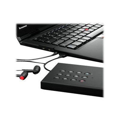 Lenovo 4XB0K83868 ThinkPad USB 3.0 Secure Hard drive 2 TB external portable USB 3.0 5400 rpm for ThinkCentre M800 Thinkpad 13 13 Chromebook Thi