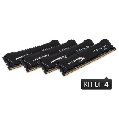 Kingston HX428C14SB2K4 32 HyperX Savage DDR4 32 GB 4 x 8 GB DIMM 288 pin 2800 MHz PC4 22400 CL14 1.35 V unbuffered non ECC black