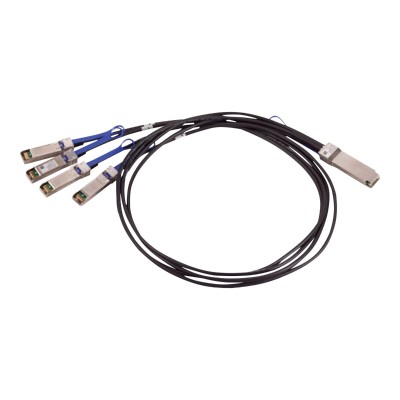 Mellanox Technologies MCP7F00 A01A LinkX Passive Copper Hybrid ETH Direct attach cable SFP28 M to QSFP28 M 5 ft SFF 8402 SFF 8665 SFF 8431 SFF 8432I