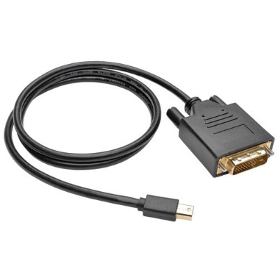 TrippLite P586-003-DVI-V2 Mini DisplayPort to DVI Active Adapter M/M 1920 x 1080 1080p 3' TrippLite P586-003-DVI-V2 Mini DisplayPort to DVI Active Adapter M/M 1920 x 1080 1080p 3'