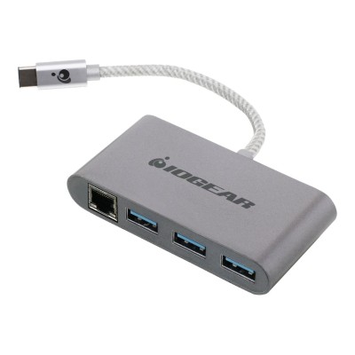 Iogear GUH3C34 Port replicator - USB / Ethernet - GigE Iogear GUH3C34 Port replicator - USB / Ethernet - GigE