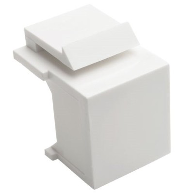 TrippLite N040-010-WH Snap In Blank Keystone Jack Insert 10 Pack White TrippLite N040-010-WH Snap In Blank Keystone Jack Insert 10 Pack White