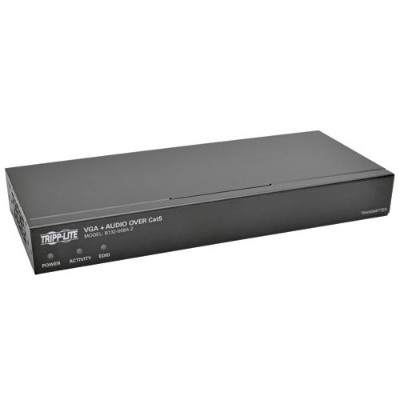 TrippLite B132-008A-2 8-Port VGA + Audio over Cat5/Cat6 Extender/Splitter Box-Style Transmitter w/ EDID 1920 x 1440 @ 60 Hz Up to 1 000 ft. TrippLite B132-008A-2 8-Port VGA + Audio over Cat5/Cat6 Extender/Splitter Box-Style Transmitter w/ EDID 1920 x 1440 @ 60 Hz Up to 1 000 ft.