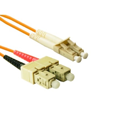 ENET Solutions 221691 B22 ENC Compaq 221691 B22 Compatible 5m 16.40 ft SC LC OM1 62.5 125 Orange Duplex Multimode PVC Fiver Optic Patch Jumper Cable
