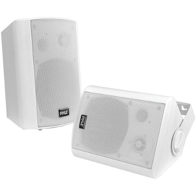 Pyle PDWR61BTWT 6.5 Indoor/Outdoor Wall-Mount Bluetooth Speaker System (White) Pyle PDWR61BTWT 6.5 Indoor/Outdoor Wall-Mount Bluetooth Speaker System (White)