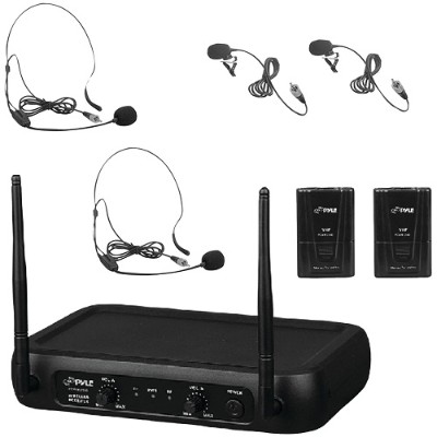 Pyle PDWM2145 VHF Fixed Frequency Wireless Microphone System