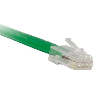 ENET Solutions C6 GN NB 4 ENC Cat6 Green 4 Foot Non Booted No Boot UTP High Quality Network Patch Cable RJ45 to RJ45 4Ft