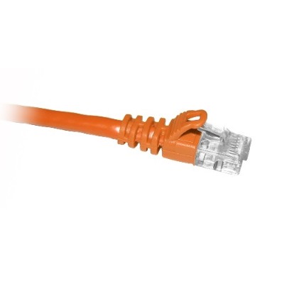 ENET Solutions C6 OR 8 ENC Cat6 Orange 8 Foot Patch Cable with Snagless Molded Boot UTP High Quality Network Patch Cable RJ45 to RJ45 8Ft